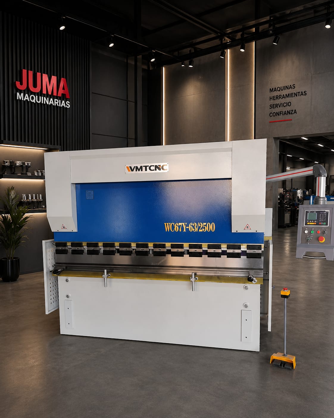 Plegadora Hidráulica CNC 2500mm x 63tn